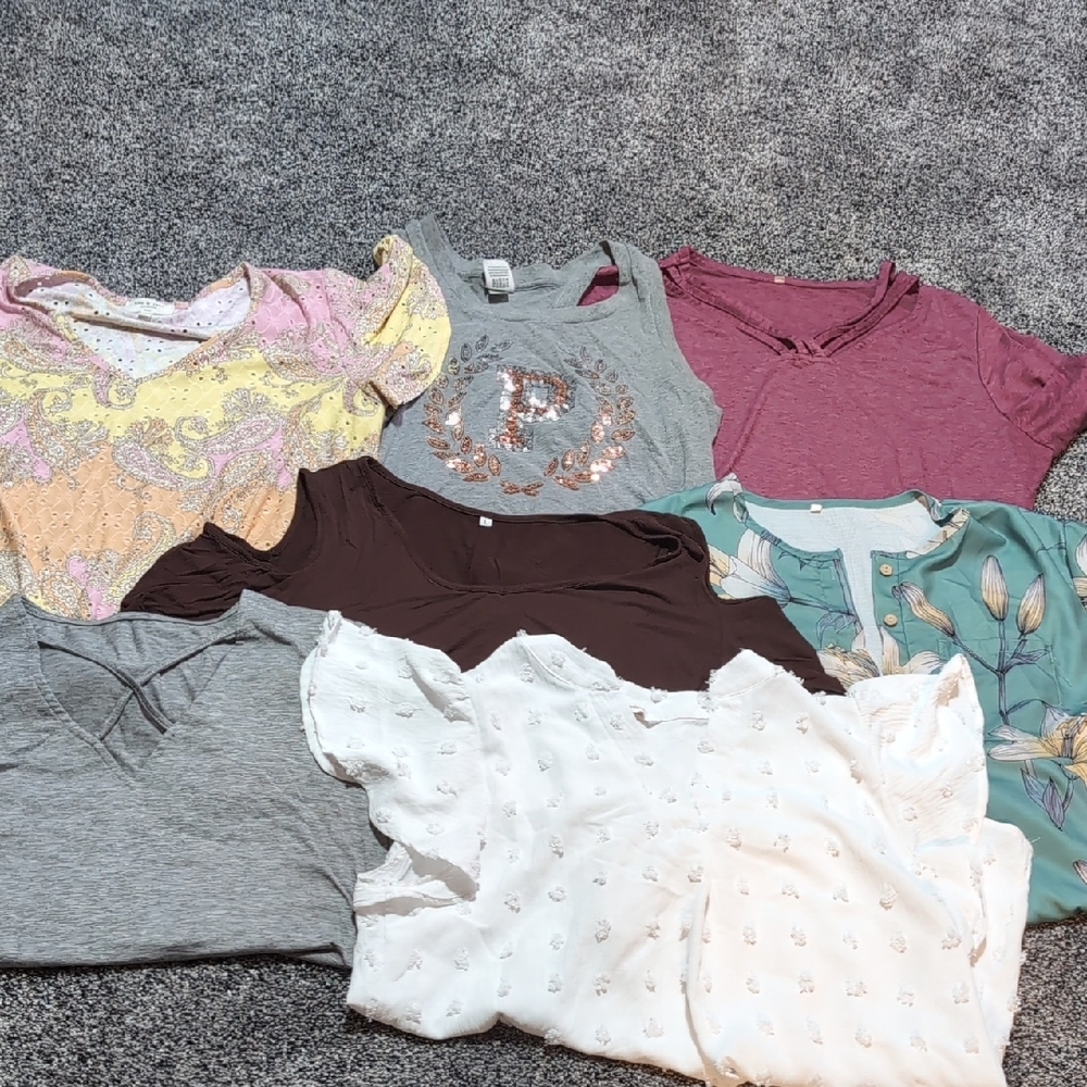 Assorted Women's Tops in Various Colors